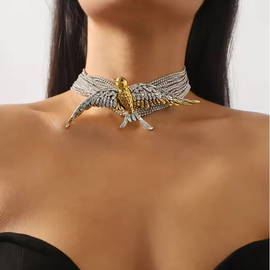 Sparkling Bird Choker